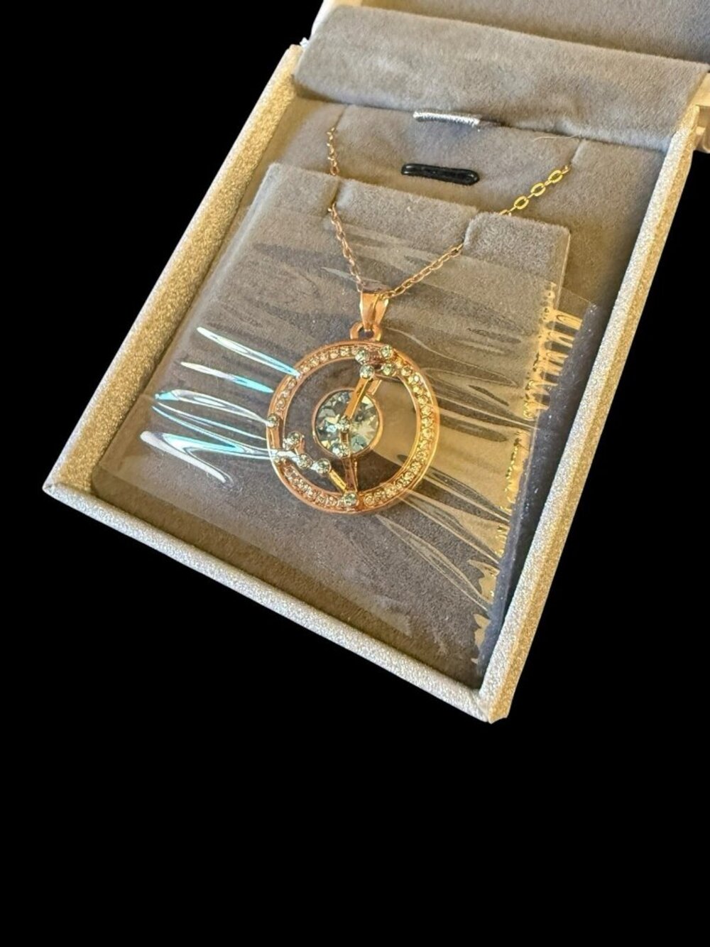 Zodiac Leafael Constellation Pendant Necklace Pisces Horoscope New In Box